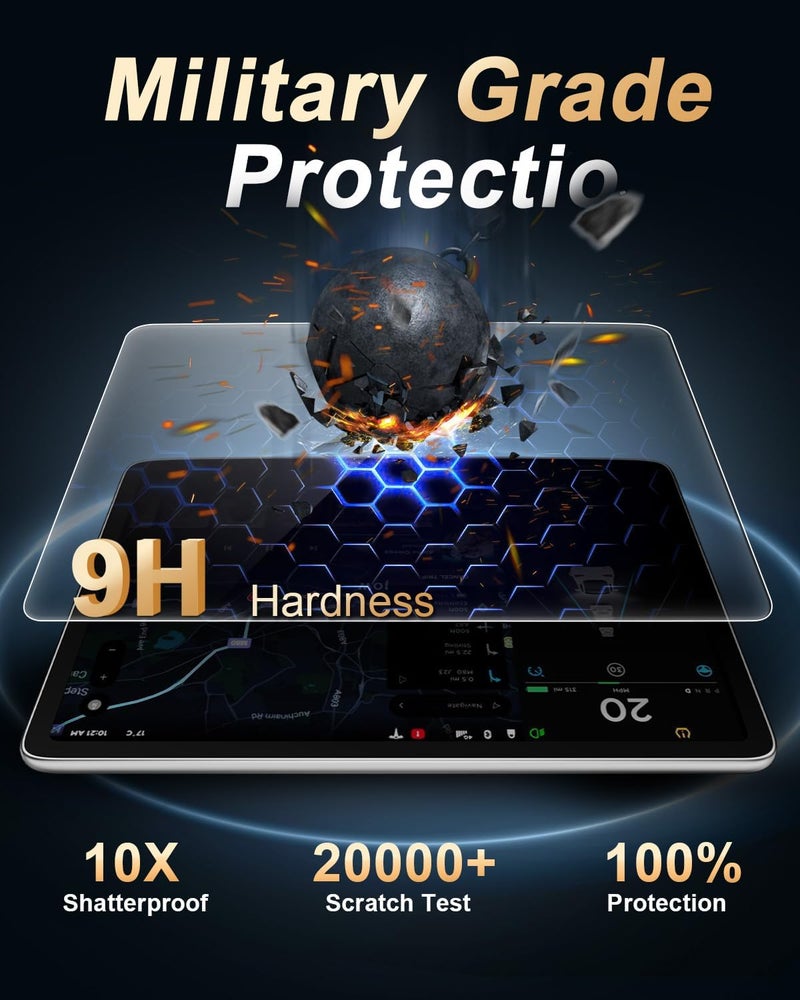 EcoZen Screen Protector For 2024-2026 Range Rover Velar/Evoque - 11.4-Inch Touchscreen Tempered Glass Film For 2024-2026 Range Rover Velar/Evoque Accessories Anti-Fingerprints - Image 4